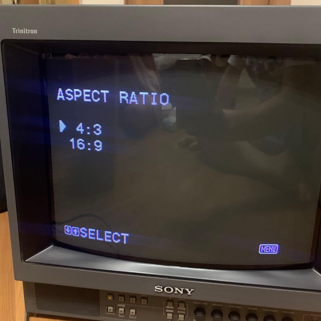 14型トリニトロンカラービデオピクチャーモニター PVM-14M1J SONY