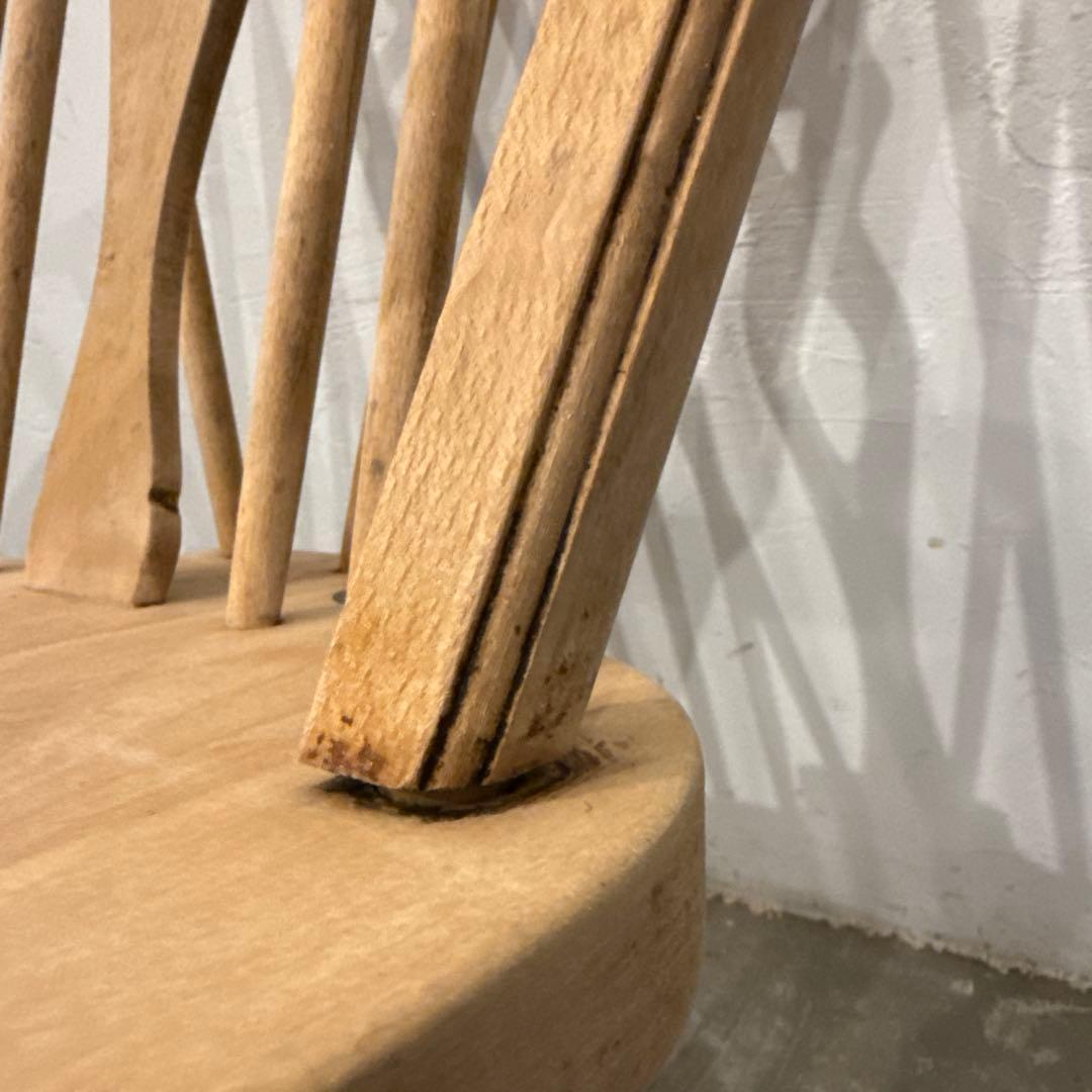 ヴィンテージ　ダイニングチェア　カフェチェア　アームチェア　剥離