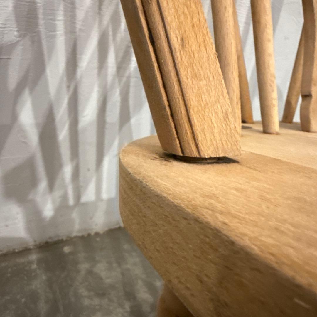 ヴィンテージ　ダイニングチェア　カフェチェア　アームチェア　剥離