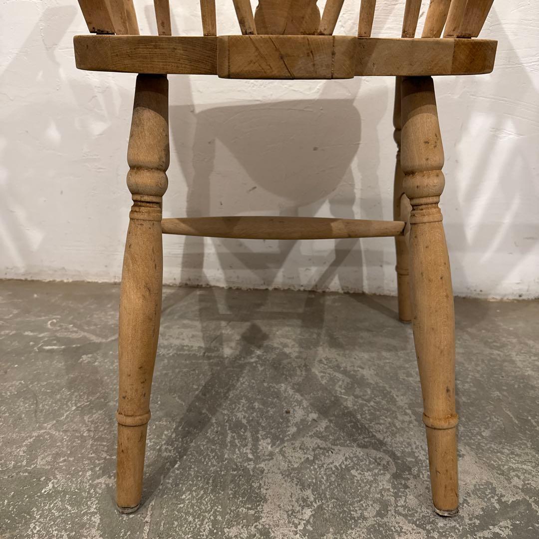 ヴィンテージ　ダイニングチェア　カフェチェア　アームチェア　剥離