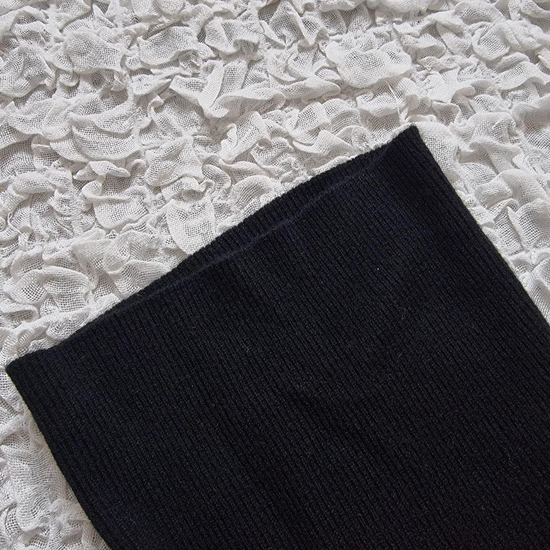 ビアズリー　beardsley ビッグタートルネックニットワンピース　ロング