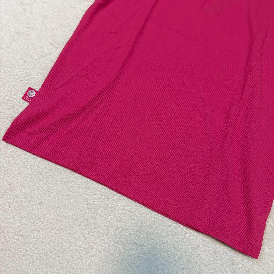 新品 size6 パーリーゲイツ ポロシャツ ロゴ ゴルフウェア 大きいサイズ