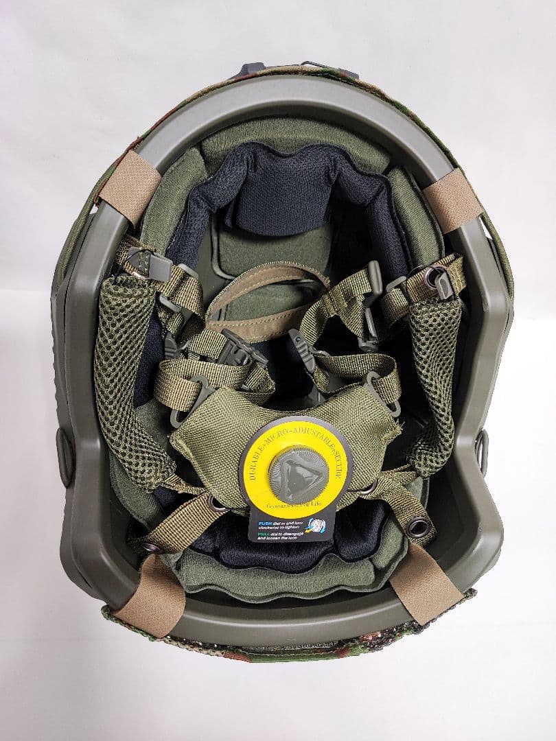 NIJ IIIA レベル3A対応 自衛隊迷彩 Fast型 防弾ヘルメット カバー