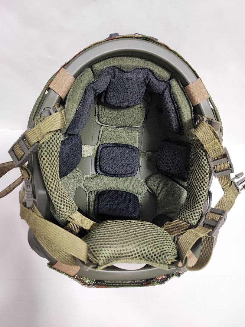 NIJ IIIA レベル3A対応 自衛隊迷彩 Fast型 防弾ヘルメット カバー
