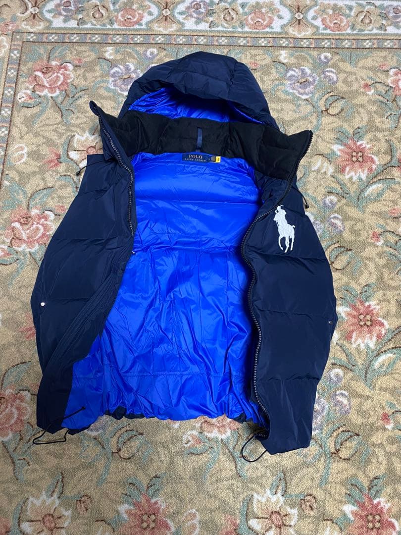 POLO RALPH LAURENポロラルフローレン　ダウンベストL ネイビー