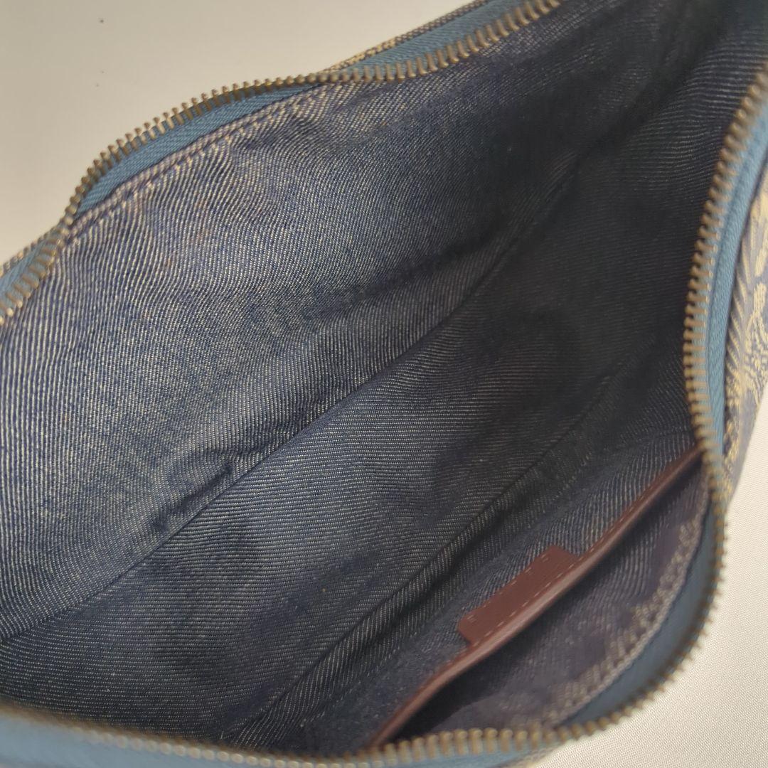 【美品】CELINE セリーヌ トリオンフ デニム ワンショルダー バッグ