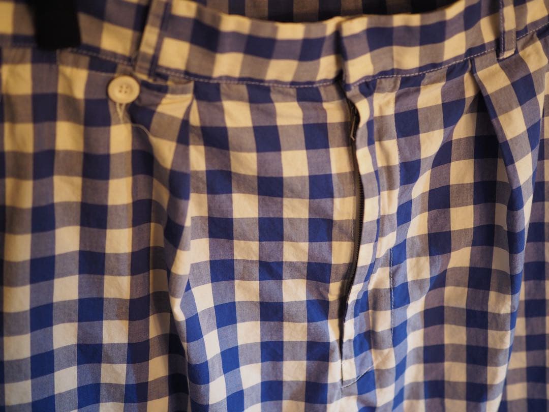 KHATHARINE HAMNETT ギンガムチェック　パンツ　80’s