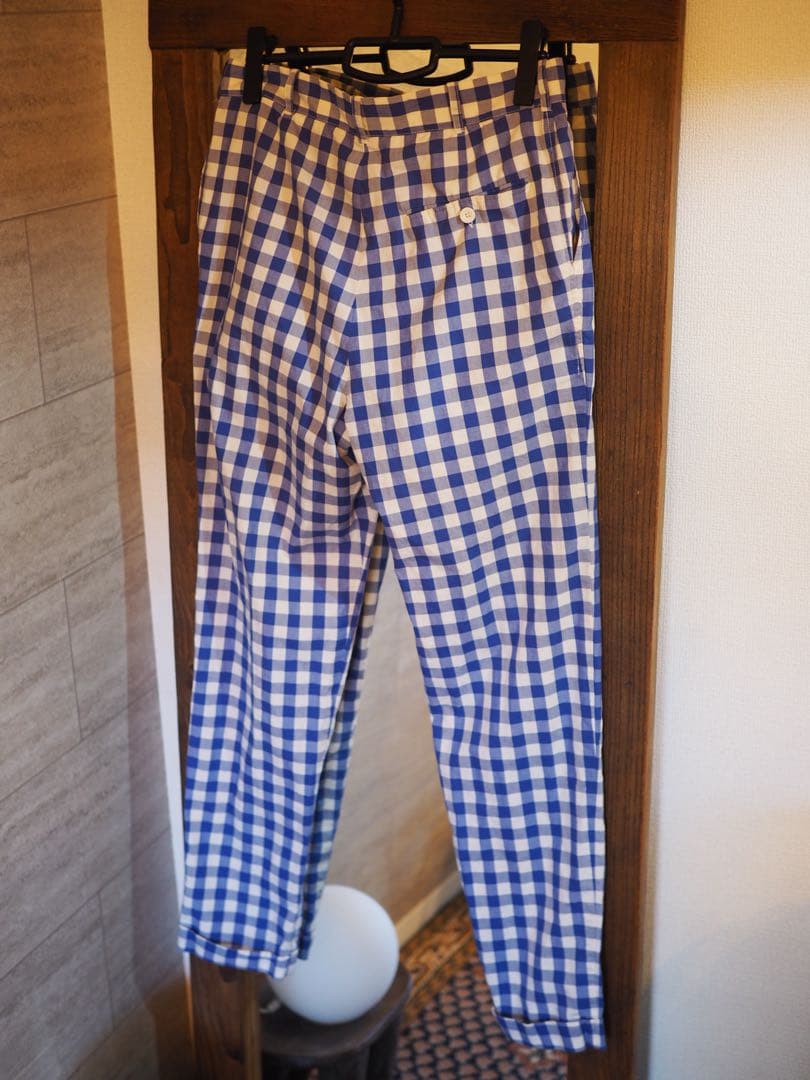 KHATHARINE HAMNETT ギンガムチェック　パンツ　80’s