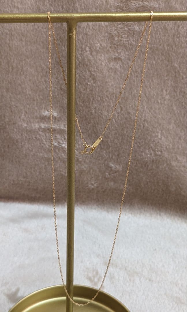 K18 スクリューチェーン ネックレス ゴールド 50cm