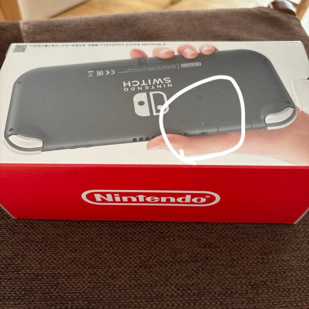 Nintendo Switch Lite グレー　箱＋充電器あり
