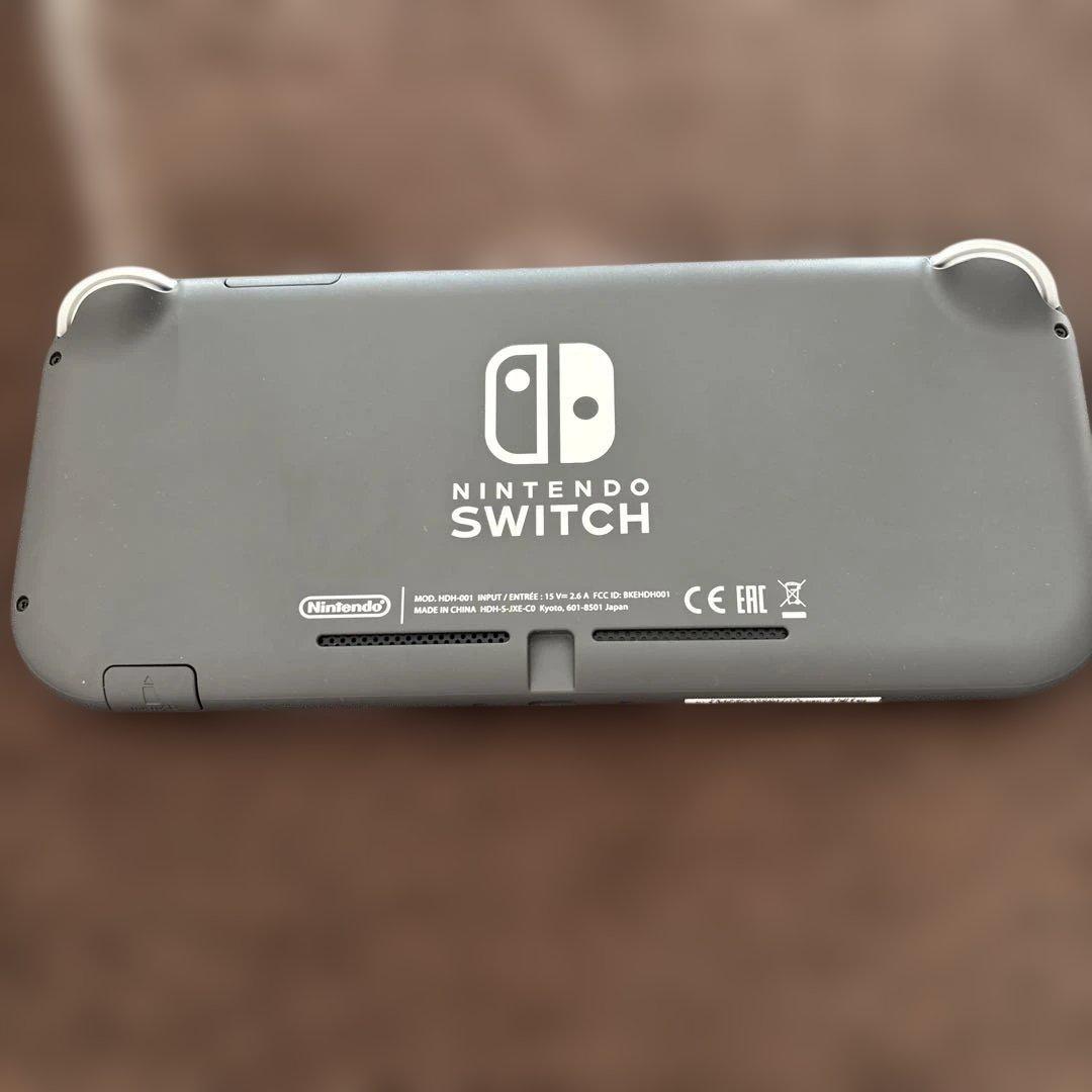 Nintendo Switch Lite グレー　箱＋充電器あり