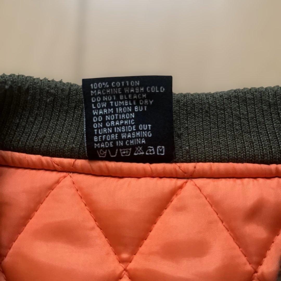 90s MA-1 フライトジャケット 刺繍