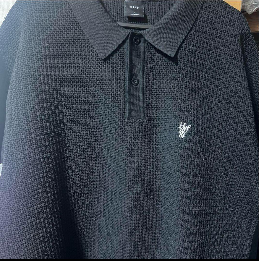 HUF 1984 KNIT POLO ハフ　半袖ニット　ポロ