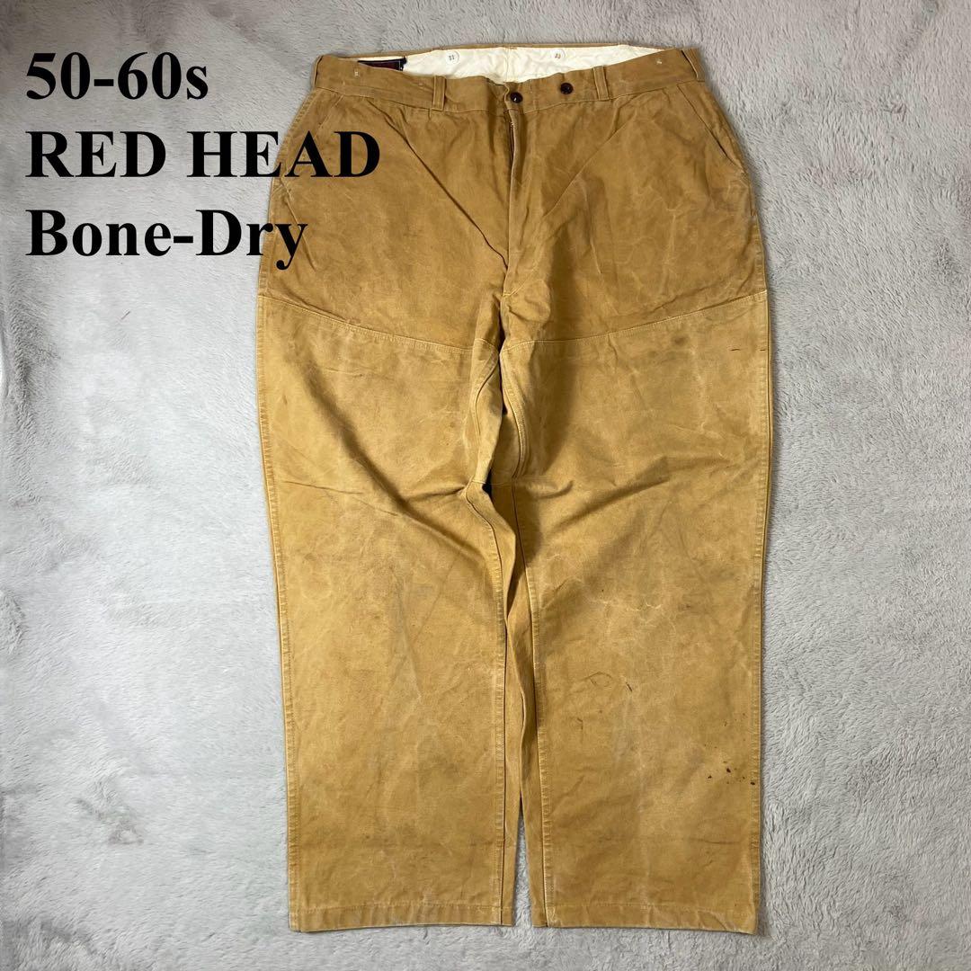 【希少品】50-60s RED HEAD BRAND ダブルニー ワークパンツ