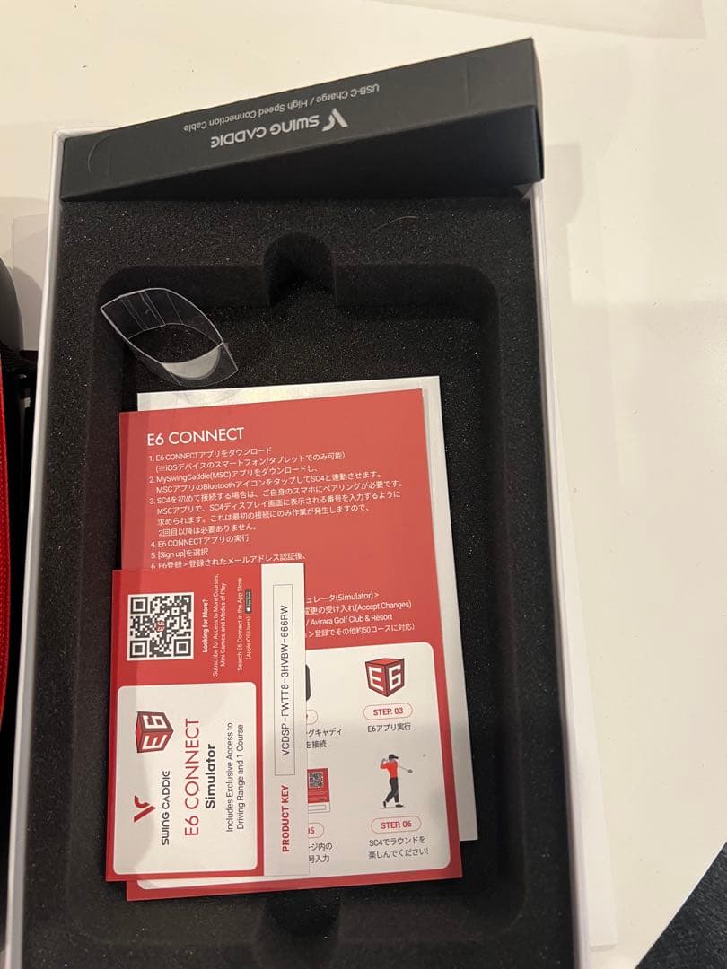 SWING CADDIE SC4 別売ケース付き ボイスキャディ　弾道測定器