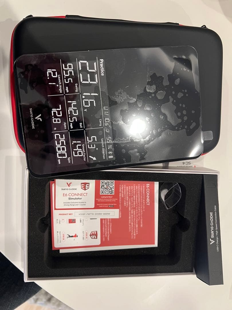 SWING CADDIE SC4 別売ケース付き ボイスキャディ　弾道測定器