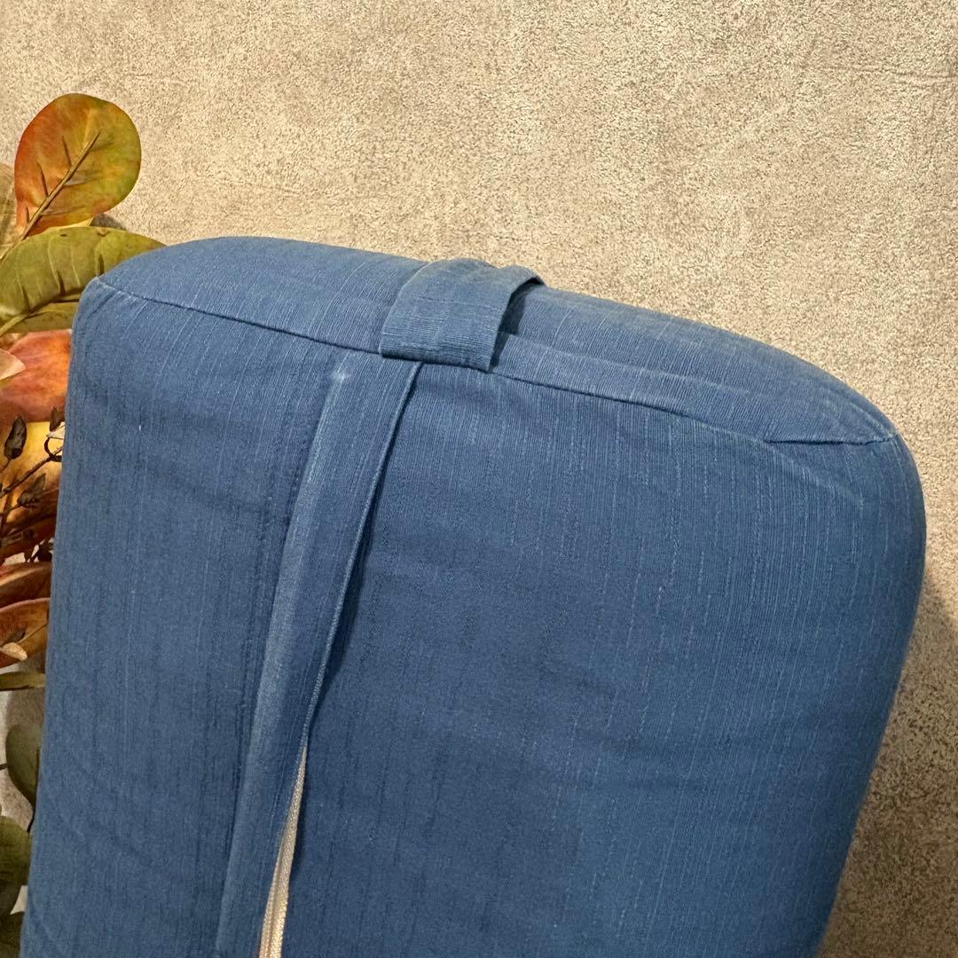 【送料込】ヨガワークス ボルスター ダークブルー Yogaworks