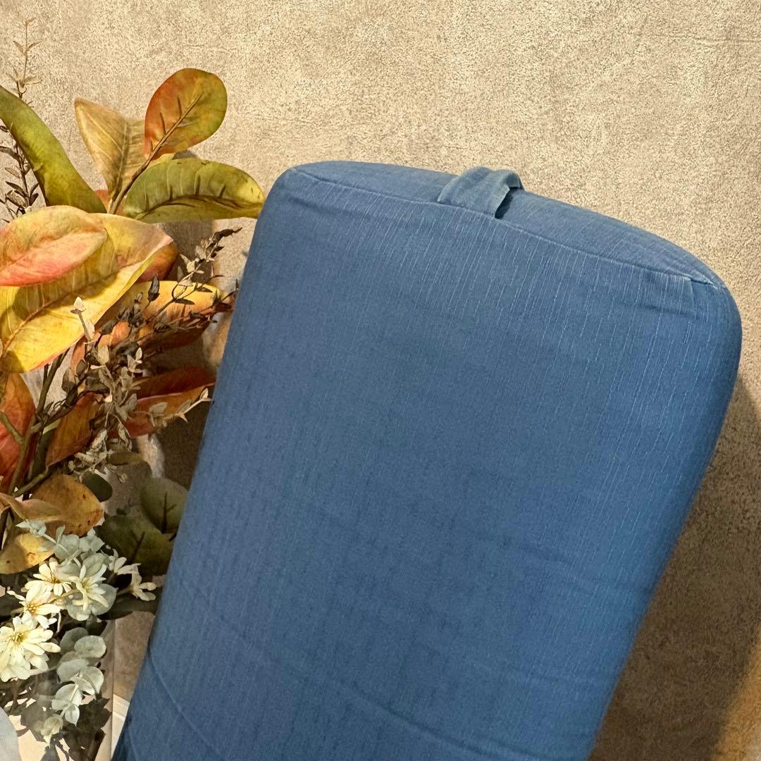 【送料込】ヨガワークス ボルスター ダークブルー Yogaworks