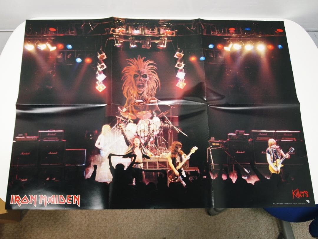 ポスター付！見本盤 白ラベル IRON MAIDEN / KILLERS