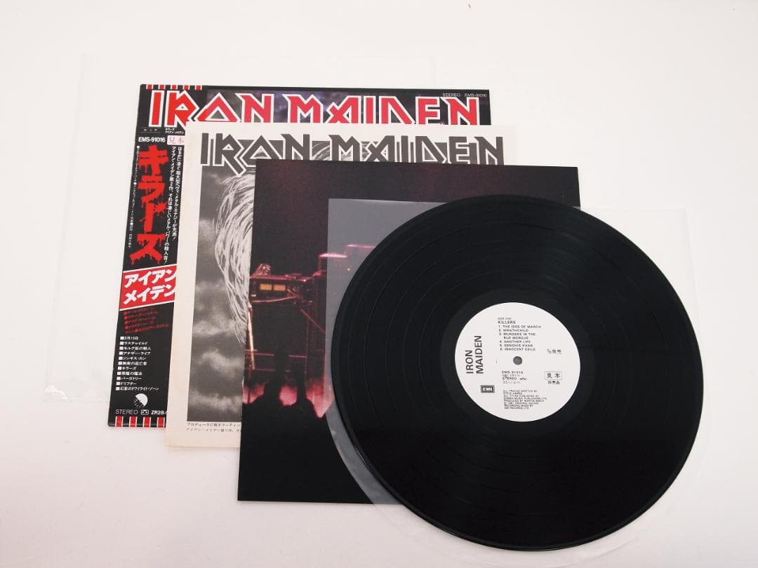 ポスター付！見本盤 白ラベル IRON MAIDEN / KILLERS