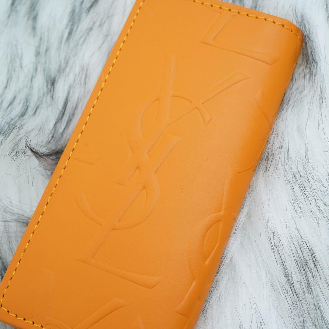 新品未使用品　Yves Saint-Laurent キーケース　オレンジ系　希少