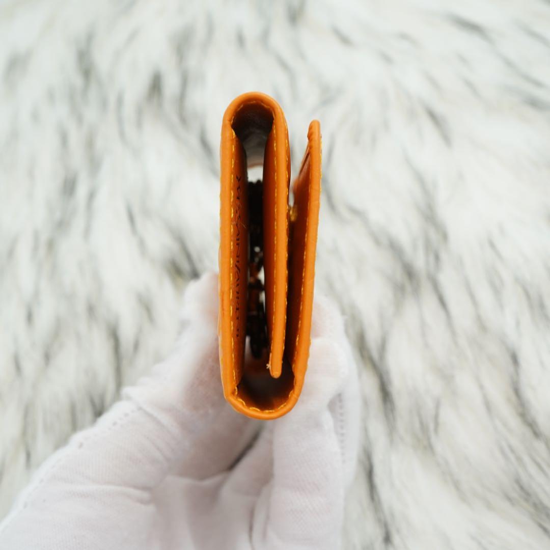 新品未使用品　Yves Saint-Laurent キーケース　オレンジ系　希少