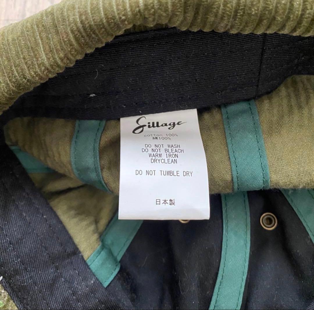 Sillage コーデュロイフライトキャップ