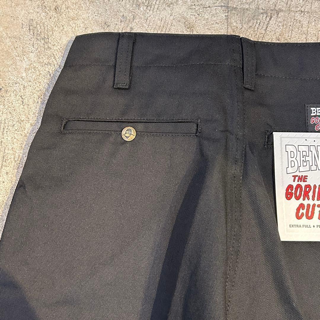 新品 BENDAVIS GORILLA CUT ゴリラカットパンツ 黒 W32