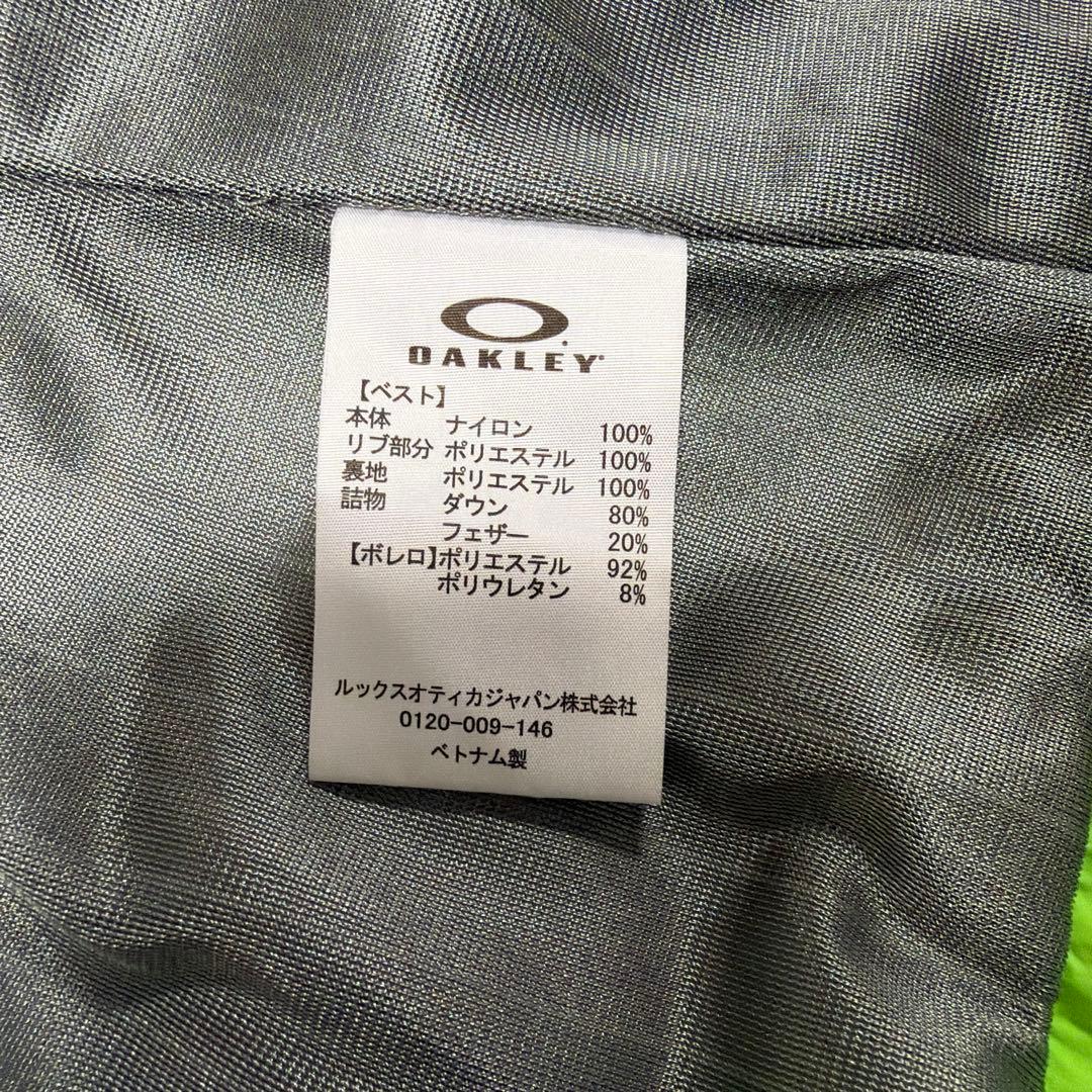 ★美品★Oakley ゴルフ 2wayダウンベスト Lサイズ