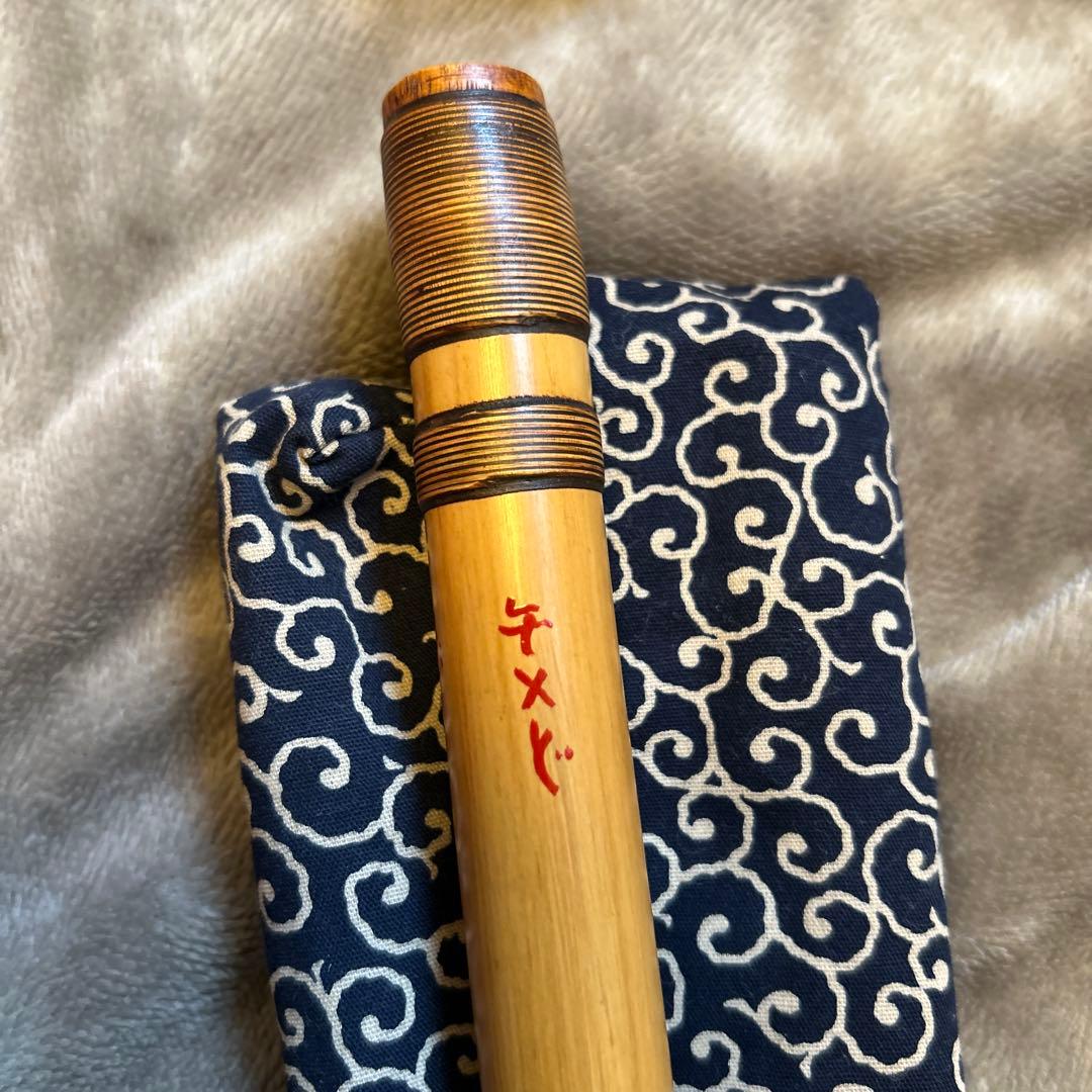 蘭情篠笛 竹製 ケース付き