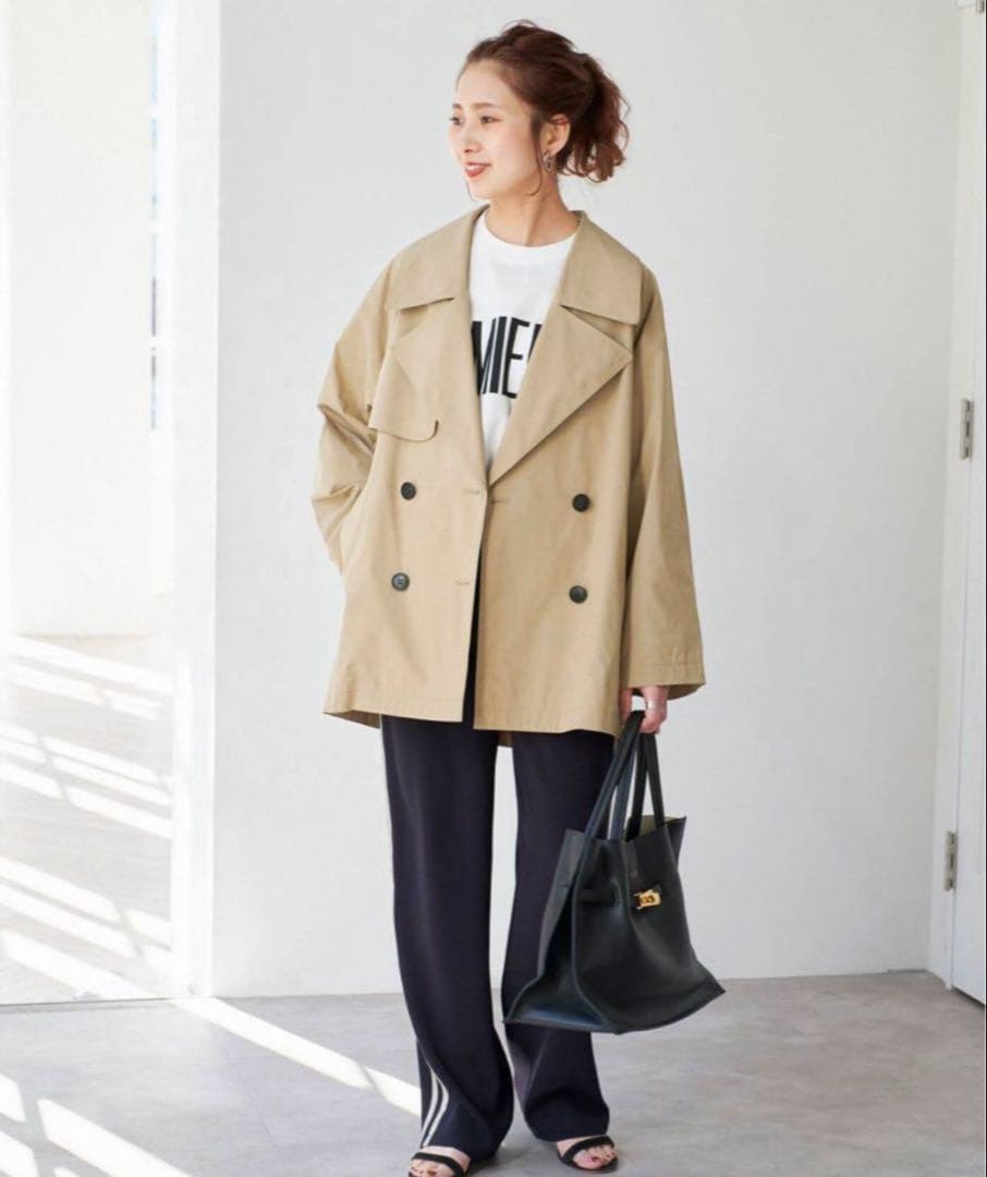 spick＆span C/Pミドル丈トレンチコート 38 ベージュ　新品