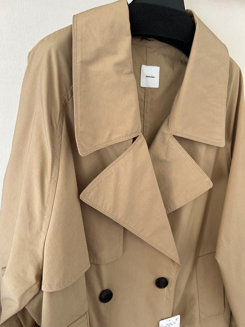 spick＆span C/Pミドル丈トレンチコート 38 ベージュ　新品