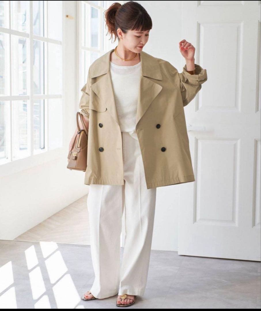 spick＆span C/Pミドル丈トレンチコート 38 ベージュ　新品