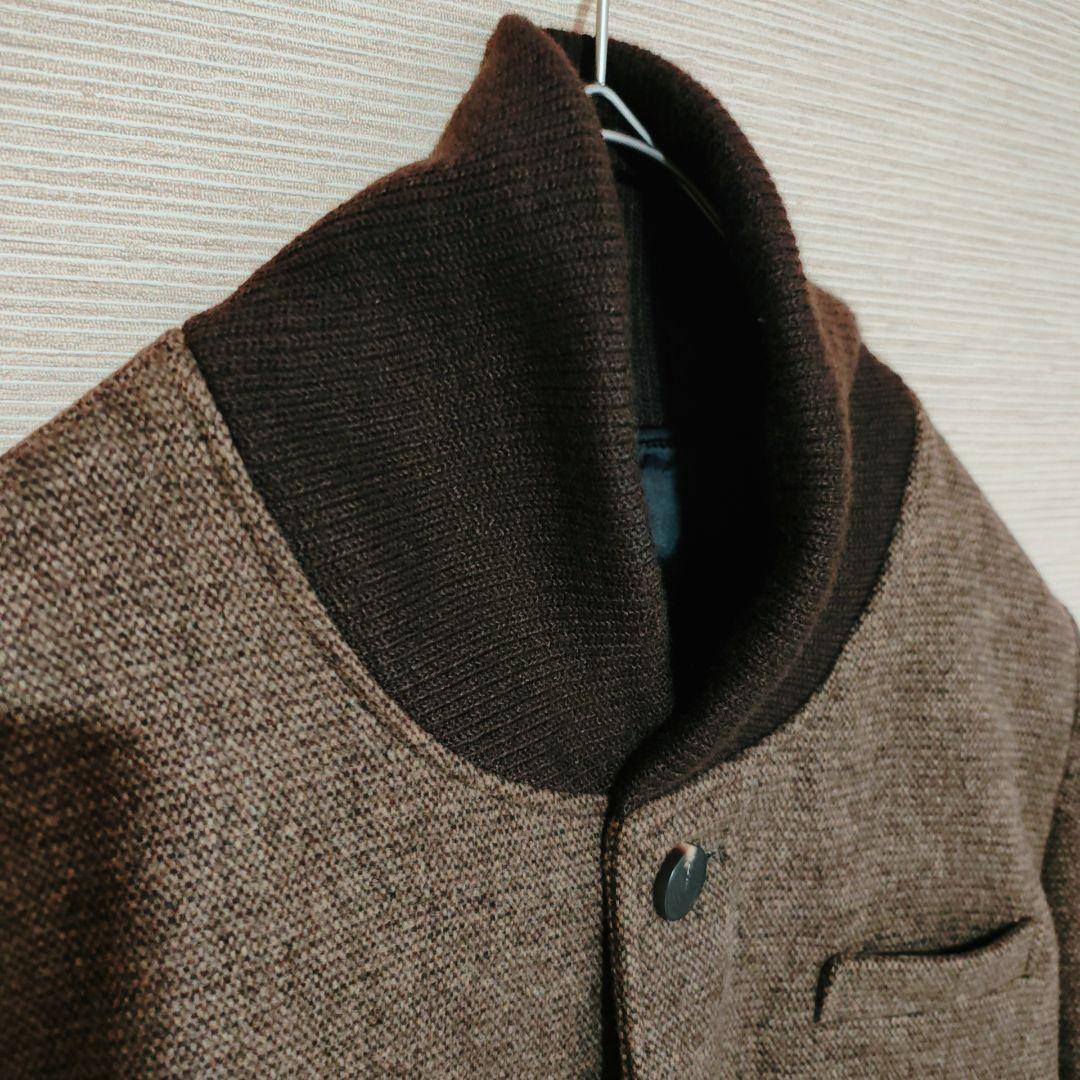 チェスターコートロカビリー ツイード ショールカラー ファラオコート ヘチマ襟