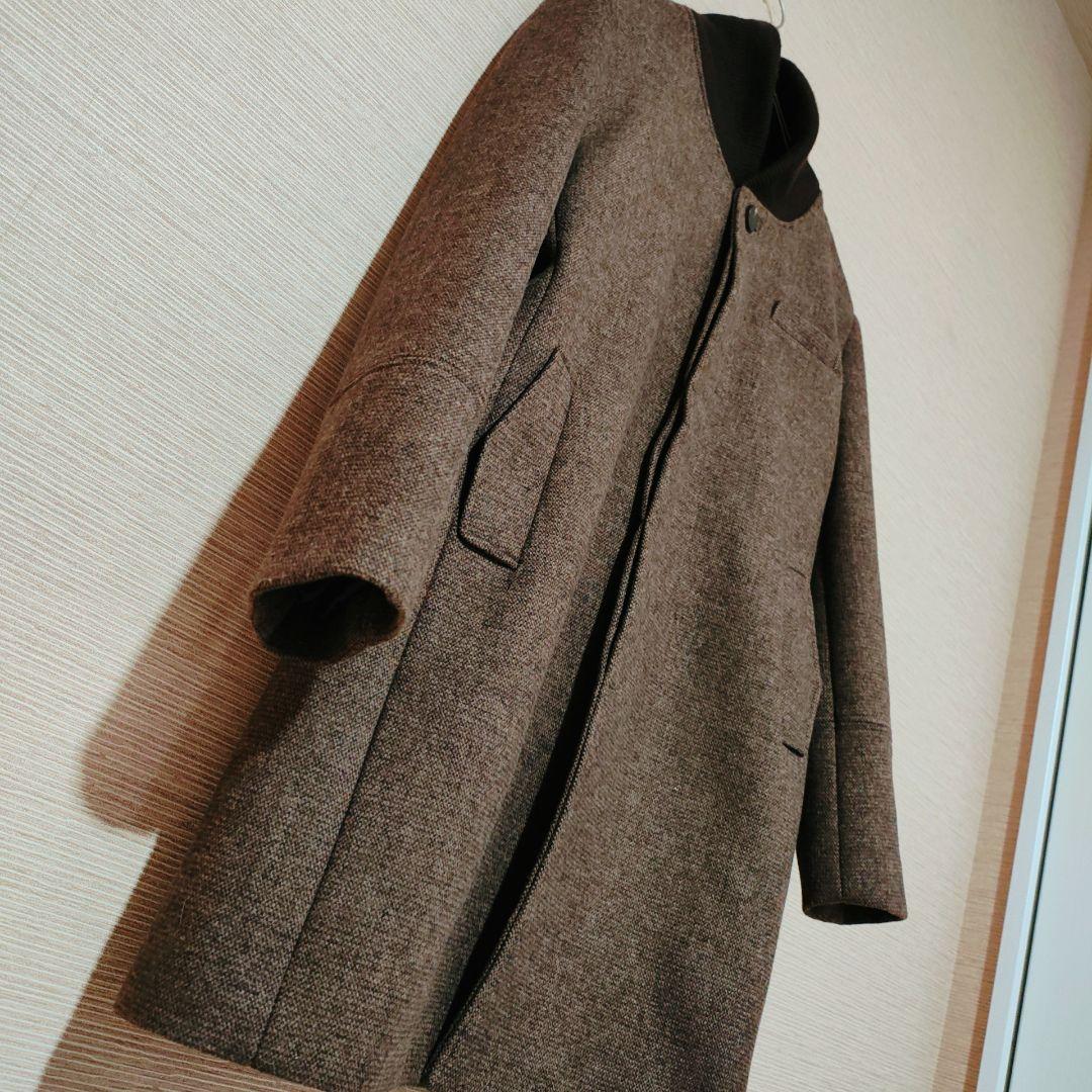 チェスターコートロカビリー ツイード ショールカラー ファラオコート ヘチマ襟