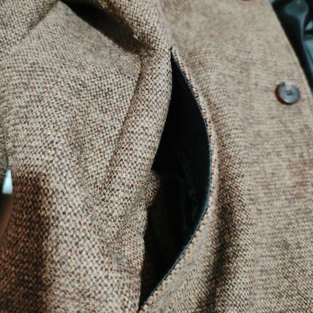 チェスターコートロカビリー ツイード ショールカラー ファラオコート ヘチマ襟