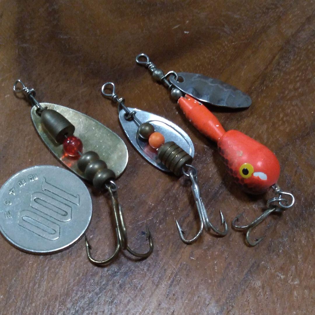 3点セット40年前のルアースピナー昭和ロマン