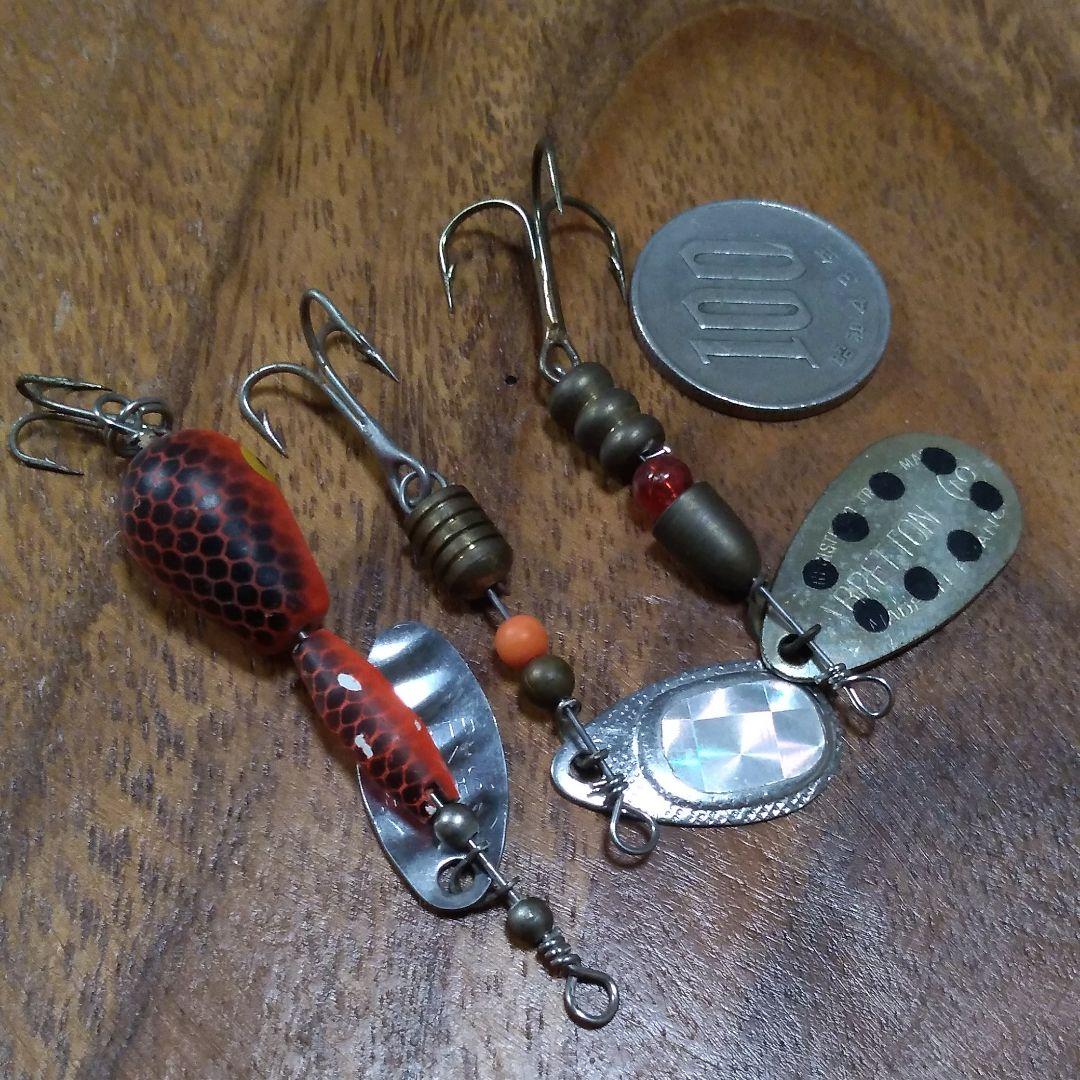 3点セット40年前のルアースピナー昭和ロマン