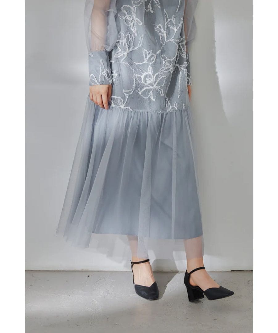 niana フェザーフラワーチュールドレス お呼ばれ オケージョン