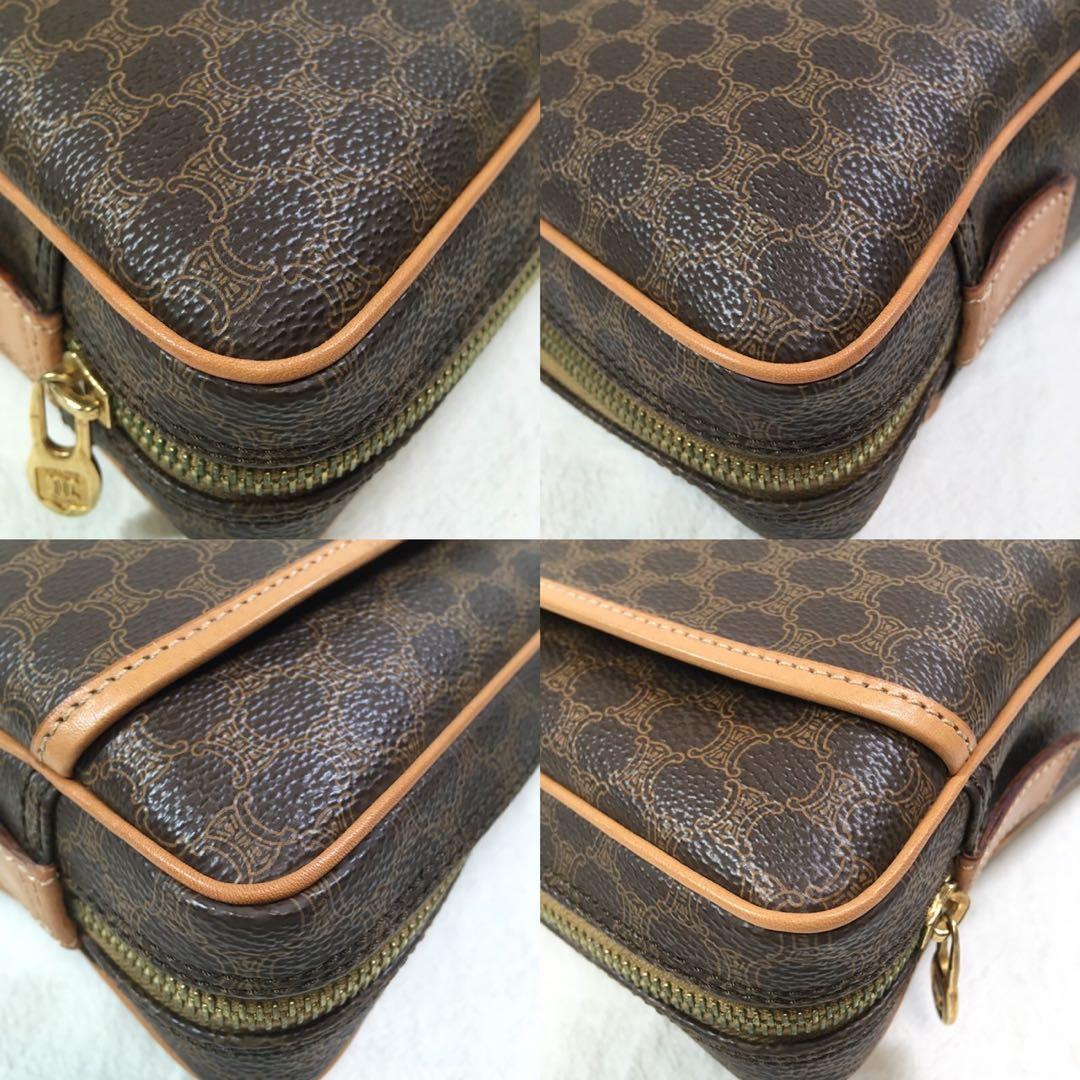 美品　セリーヌ　マカダム柄　クラッチバッグ　ハンドバッグ