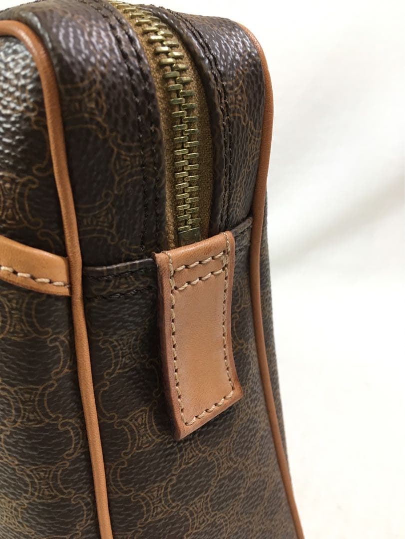 美品　セリーヌ　マカダム柄　クラッチバッグ　ハンドバッグ