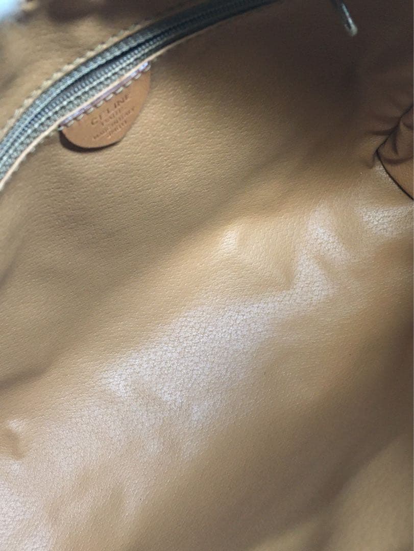 美品　セリーヌ　マカダム柄　クラッチバッグ　ハンドバッグ