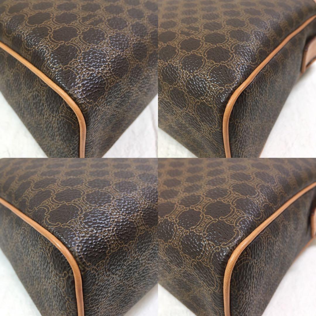 美品　セリーヌ　マカダム柄　クラッチバッグ　ハンドバッグ