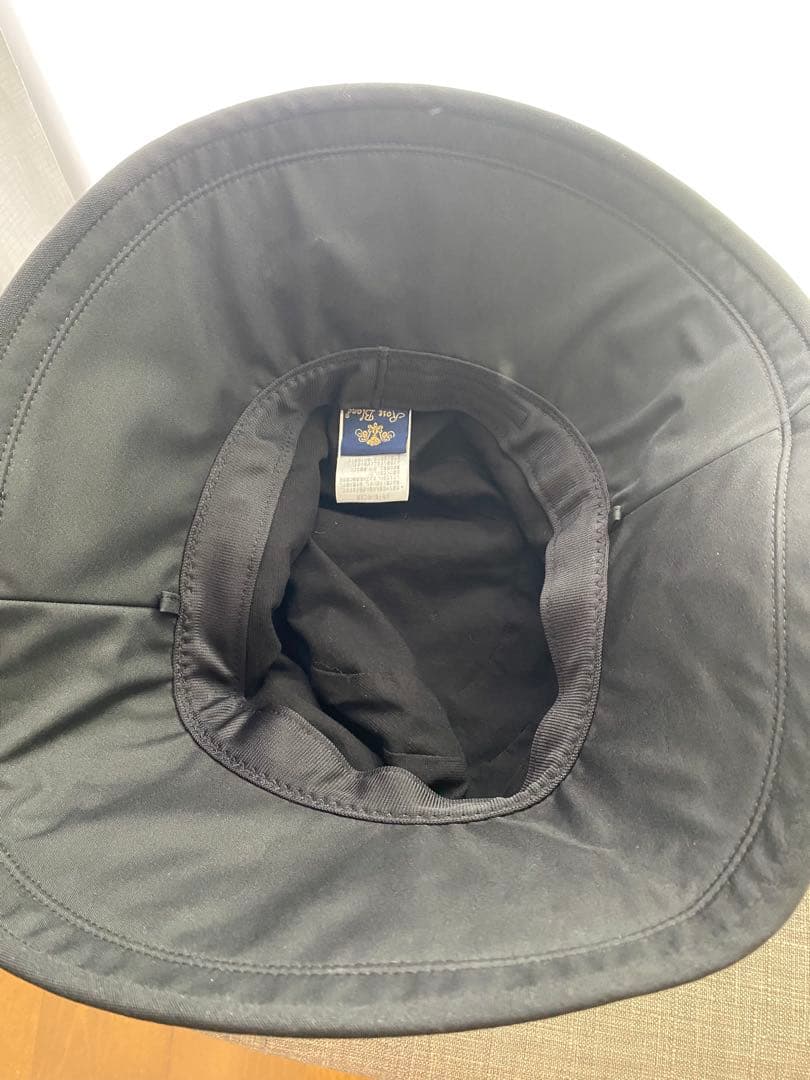 芦屋ロサブラン　プレーンハット　ブラック　M