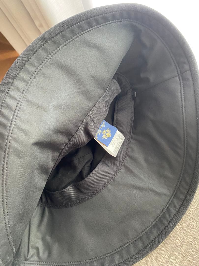 芦屋ロサブラン　プレーンハット　ブラック　M