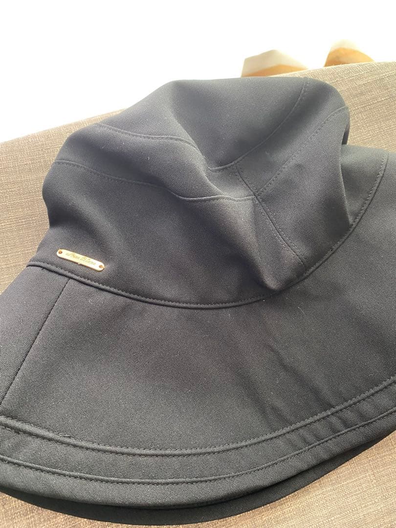 芦屋ロサブラン　プレーンハット　ブラック　M