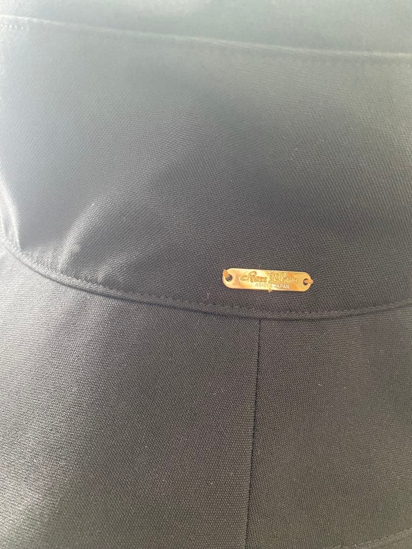 芦屋ロサブラン　プレーンハット　ブラック　M