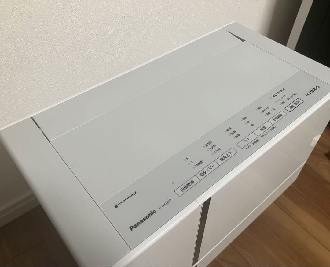 超美品☆F-YHUX90 衣類乾燥除湿機 パナソニック ナノイーX搭載