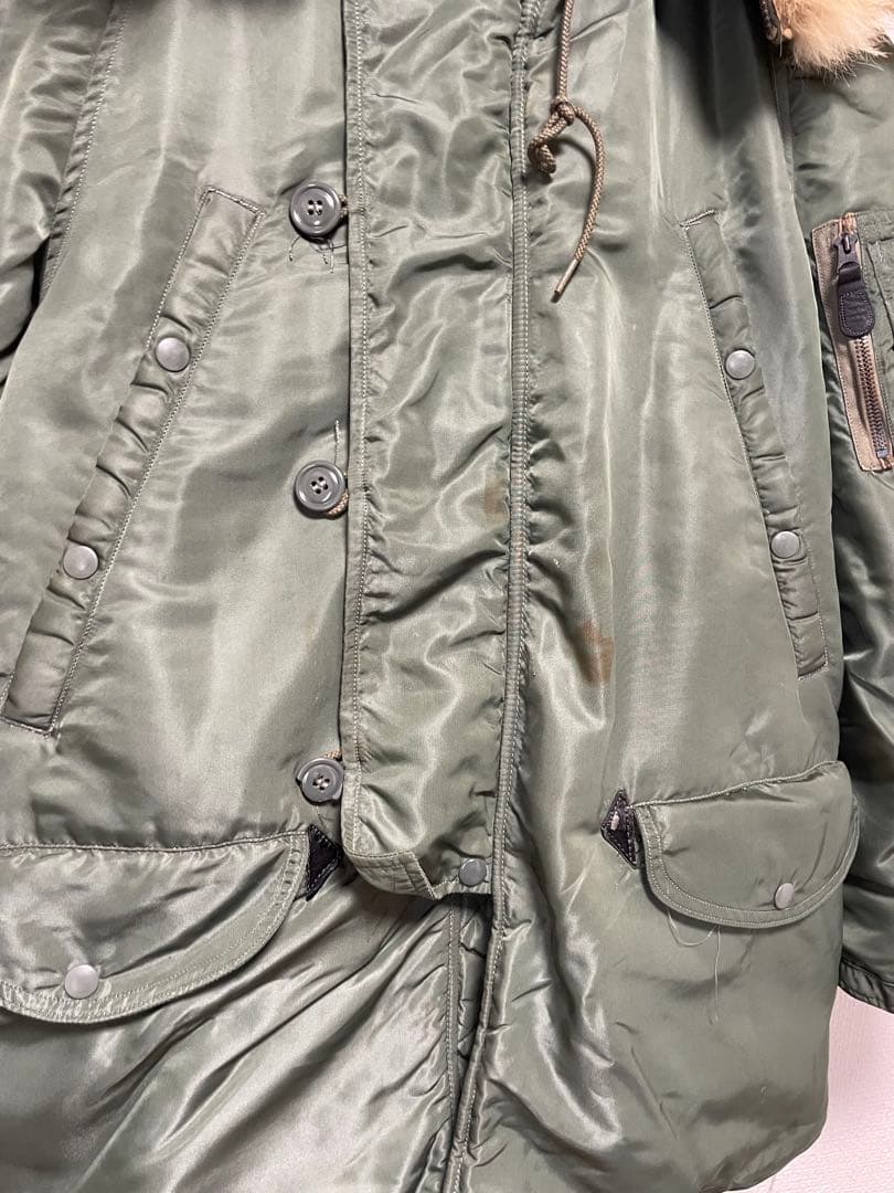 60s USA製 N-3B USAF 米軍実物 フライトジャケット N3B