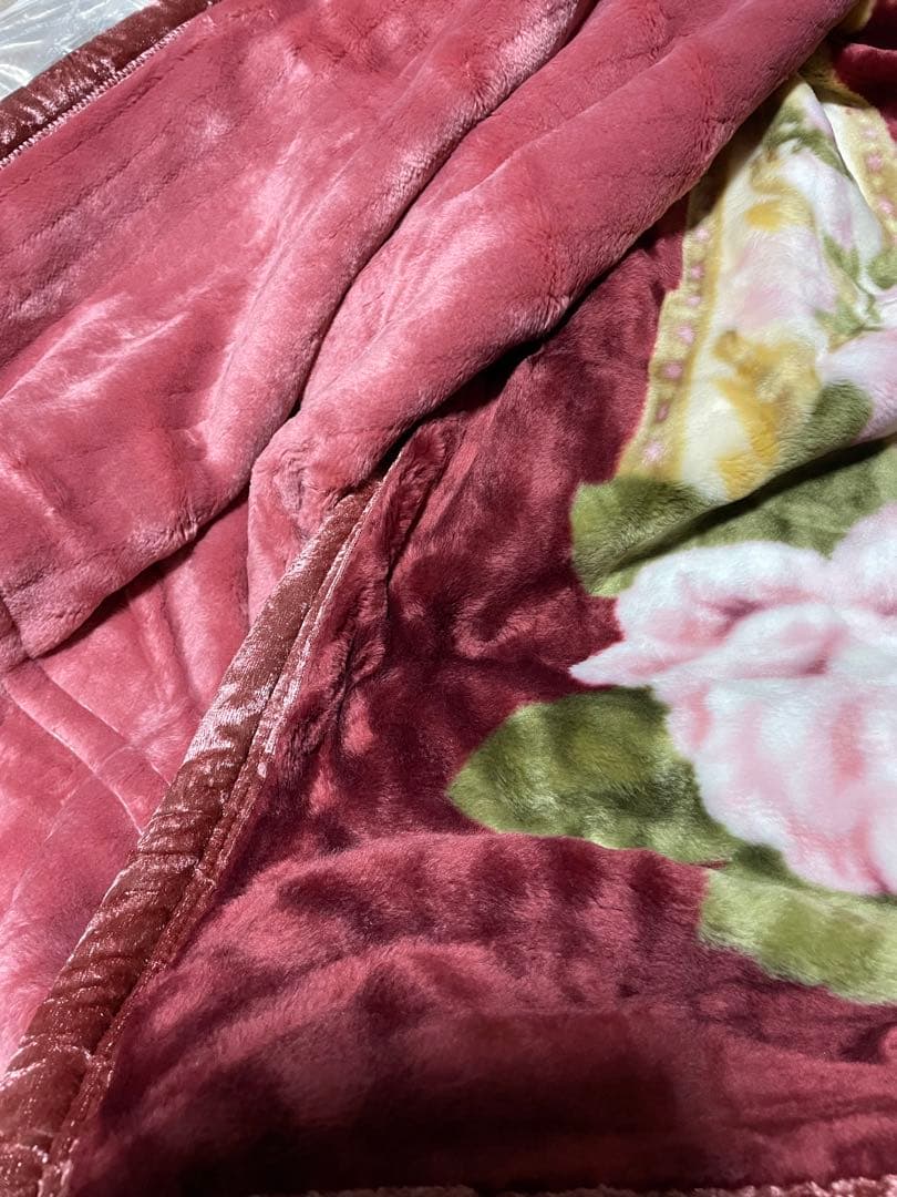 5層構造アクリル敷パッドシングル備長炭岩盤浴シート合わせ毛布ダブル二枚セット